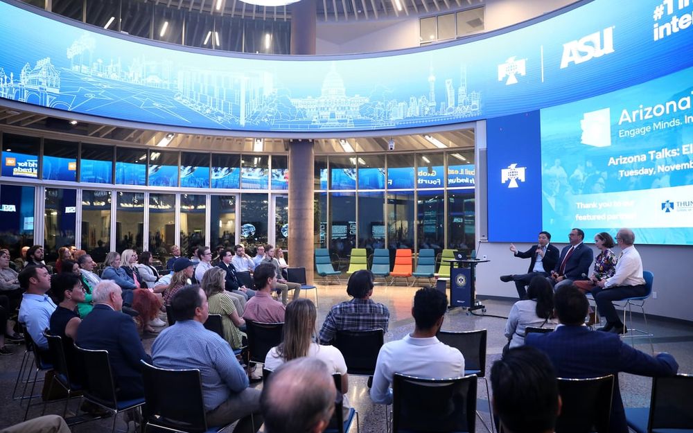 An audience at an Arizona Talks event