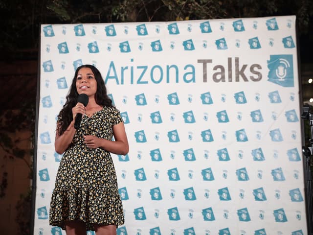 Photo 5 from Arizona Talks Spring Kickoff | An evening of political stories and pints.