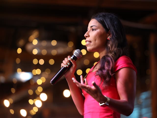 "Analise Ortiz" by Gage Skidmore / Flickr, CC BY-SA 4.0. Source: https://www.flickr.com/photos/gageskidmore/54636089793/ License: https://creativecommons.org/licenses/by-sa/4.0/ Flickr photo ID: 54636089793. Original file; no modifications.